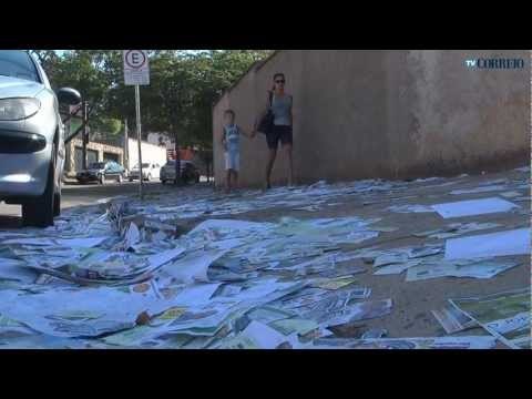 Sujeira marca o dia seguinte da eleição em Campinas