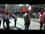 Funcionários públicos protestam contra privatização