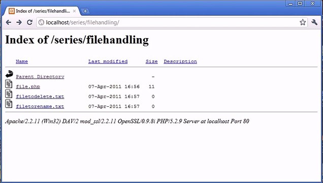 Beginner PHP Tutorial - 85 - File Handling_ Deleting and Renaming Files Part 1