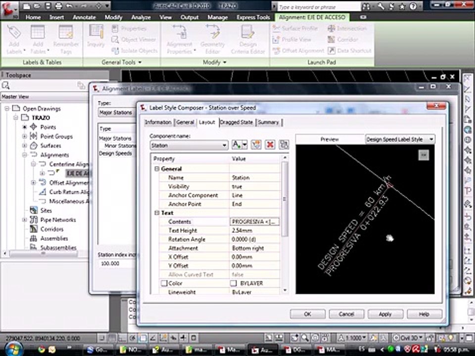 [07_20] AutoCAD Civil 3D 2010 - Alinemiento Vertical | Clase 4