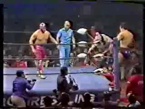 Mil Mascaras & Jumbo Tsuruta vs Stan Hansen & Gypsy Joeã€€â˜…1982