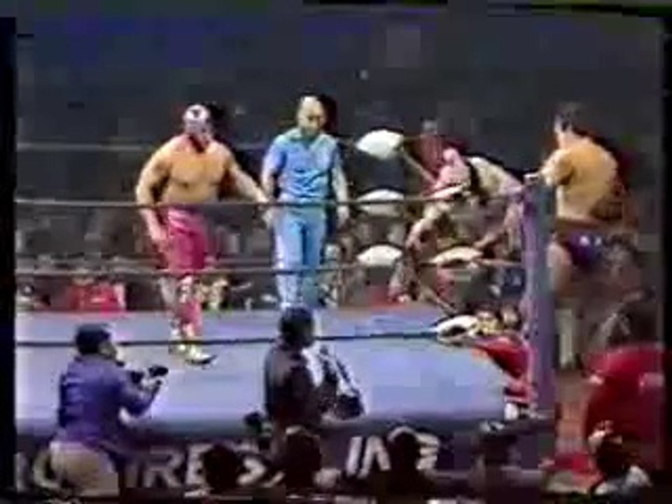 Mil Mascaras & Jumbo Tsuruta vs Stan Hansen & Gypsy Joeã€€â˜…1982