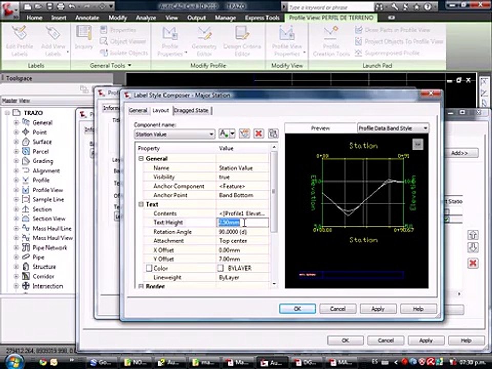 [13_20] AutoCAD Civil 3D 2010 - Alinemiento Vertical | Clase 4