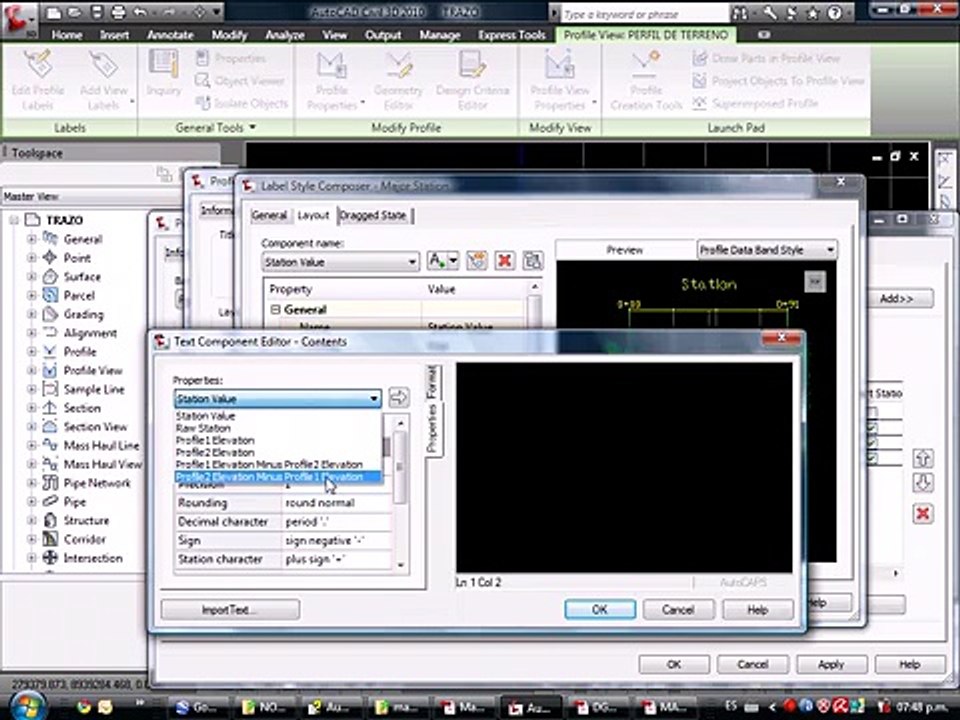 [14_20] AutoCAD Civil 3D 2010 - Alinemiento Vertical | Clase 4