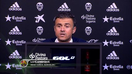 Luis Enrique satisfecho con la victoria