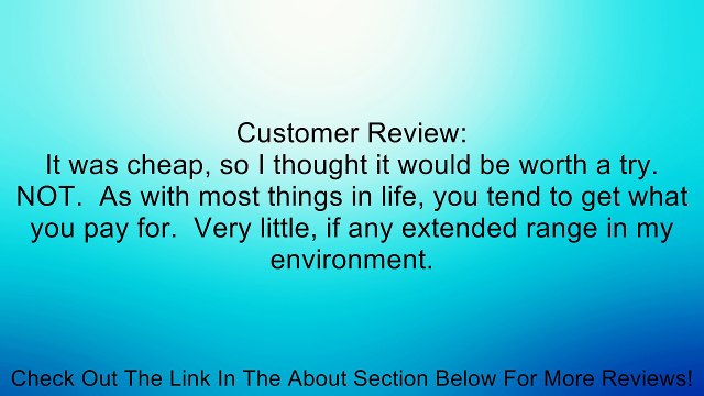 20Dbi 3G Wifi Redio Wave Router Antenna Aerial Rp-Sma 2.4Ghz Triangle 17Inch Review