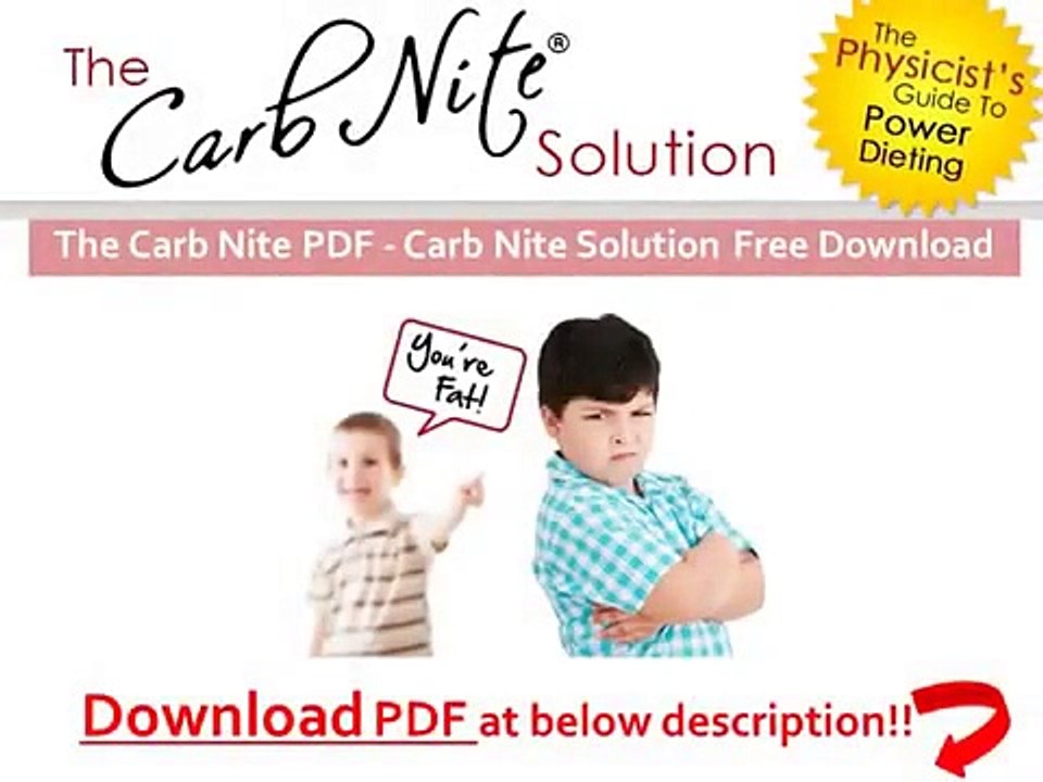 The Carb Nite PDF - Carb Nite Solution Free Download