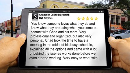 Champion Online Marketing Folsom         Incredible         5 Star Review by Yuliya M.
