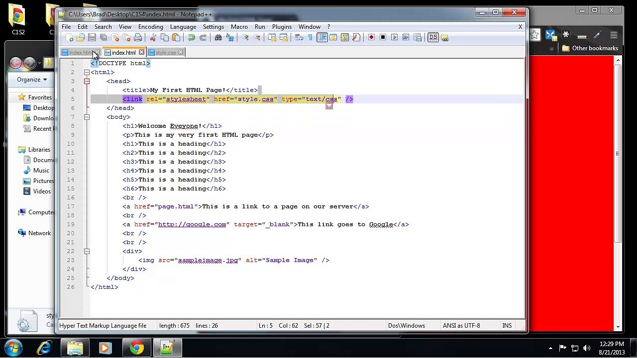 HTML and CSS - Chapter 4 -Apply CSS to an HTML Document