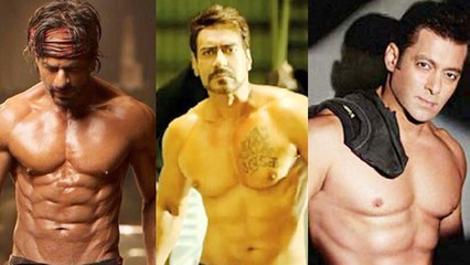 OMG! Ajay Devgn Takes A Dig At Shahrukh Khan, Salman Khan's 8 Pack Abs
