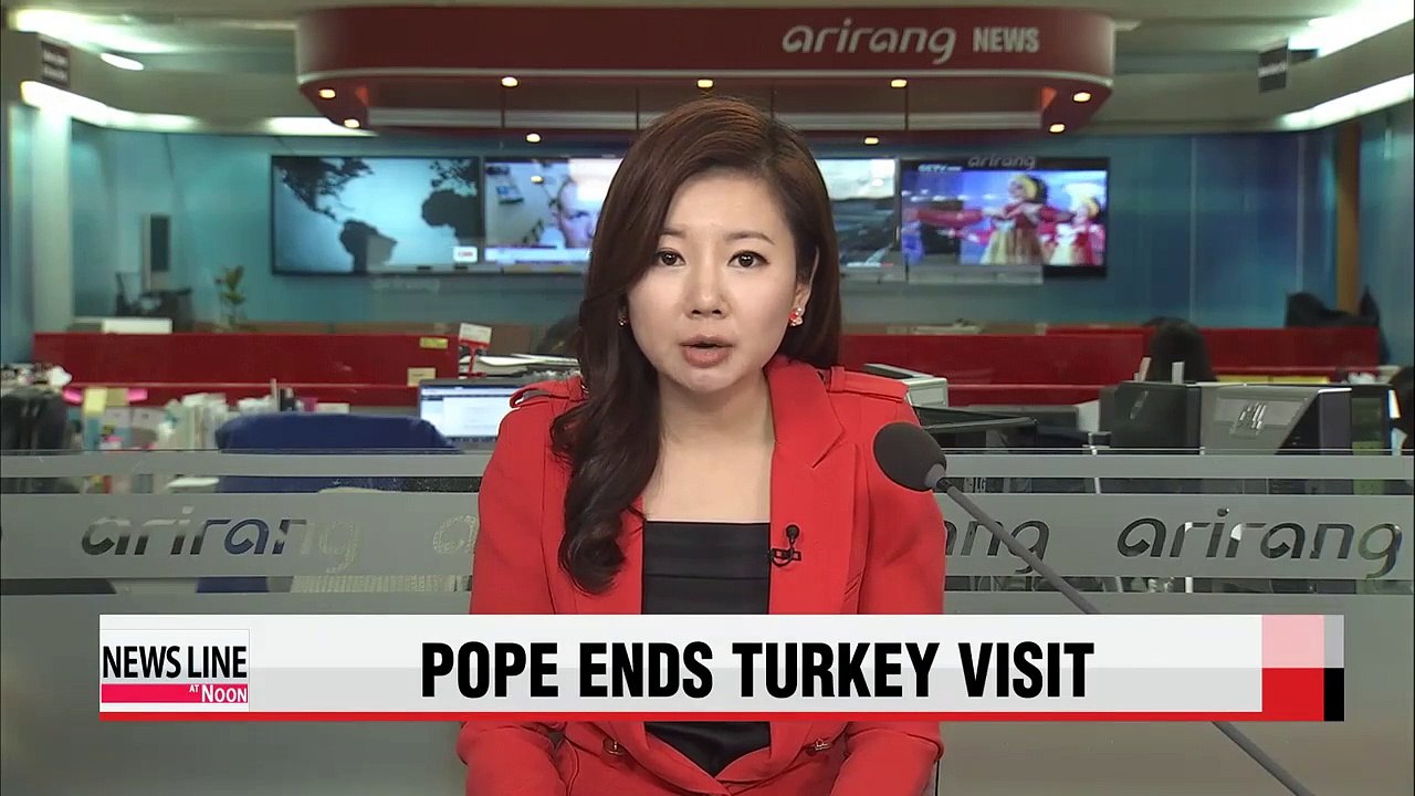 Pope Francis ends three-day visit to Turkey