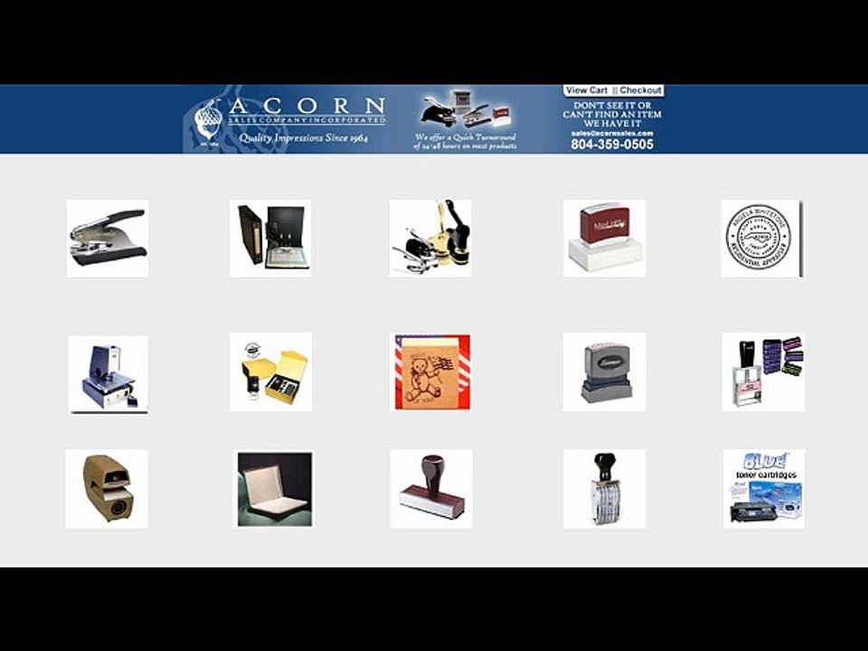 Acornsales - Self Inking Notary Stamp