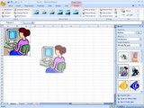 Microsoft Office Excel 2007 Tutorial in Urdu insert clips art Class 15