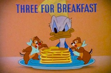 Three for Breakfast (1948) Donald Duck.   Walt Disney Animation Cartoon