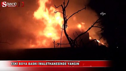 Ankara'da korkutan yangın!