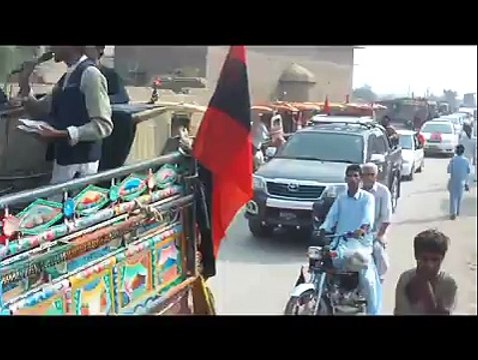 Ayaz Latif Palijo Lead Mohabt Sindh Bedari March with 300 Cars 1600 workrs