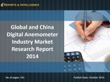 Latest report by QYResearch Insights, Forecast of China Digital Anemometer Industry Market, Company Profiles, Demand, Analysis 2014