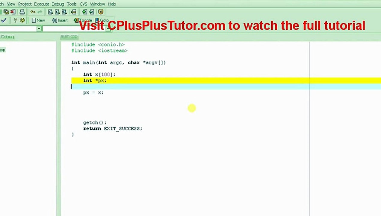 C Programming Tutorial # 35 - Pointers and Arrays - Part 2 [HD]x