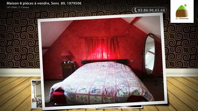 Maison 8 pièces à vendre, Sens 89, 197950€
