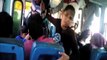 Dunya news-Indian Girls beat up molesters in bus, passengers merely look on