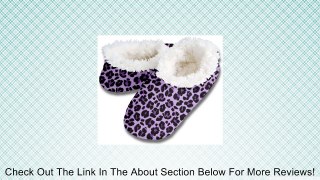 Snoozies Leopard Print Fleece Lined Womens Footies Review