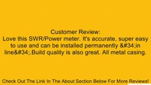 Workman 103 SWR / Power 150 Watt Meter CB Ham Radio 25-50 MHz , 3 ft Rg8x Jumper Review