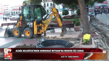 Aliağa Belediyesi’nden Demokrasi Meydanı’na Modern İkiz Durak