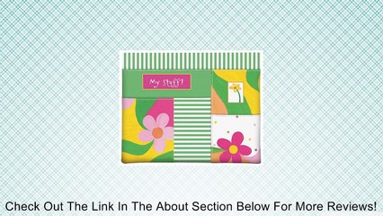 Penny Laine 5-Pocket Bed Caddy - Green With Flowers Review