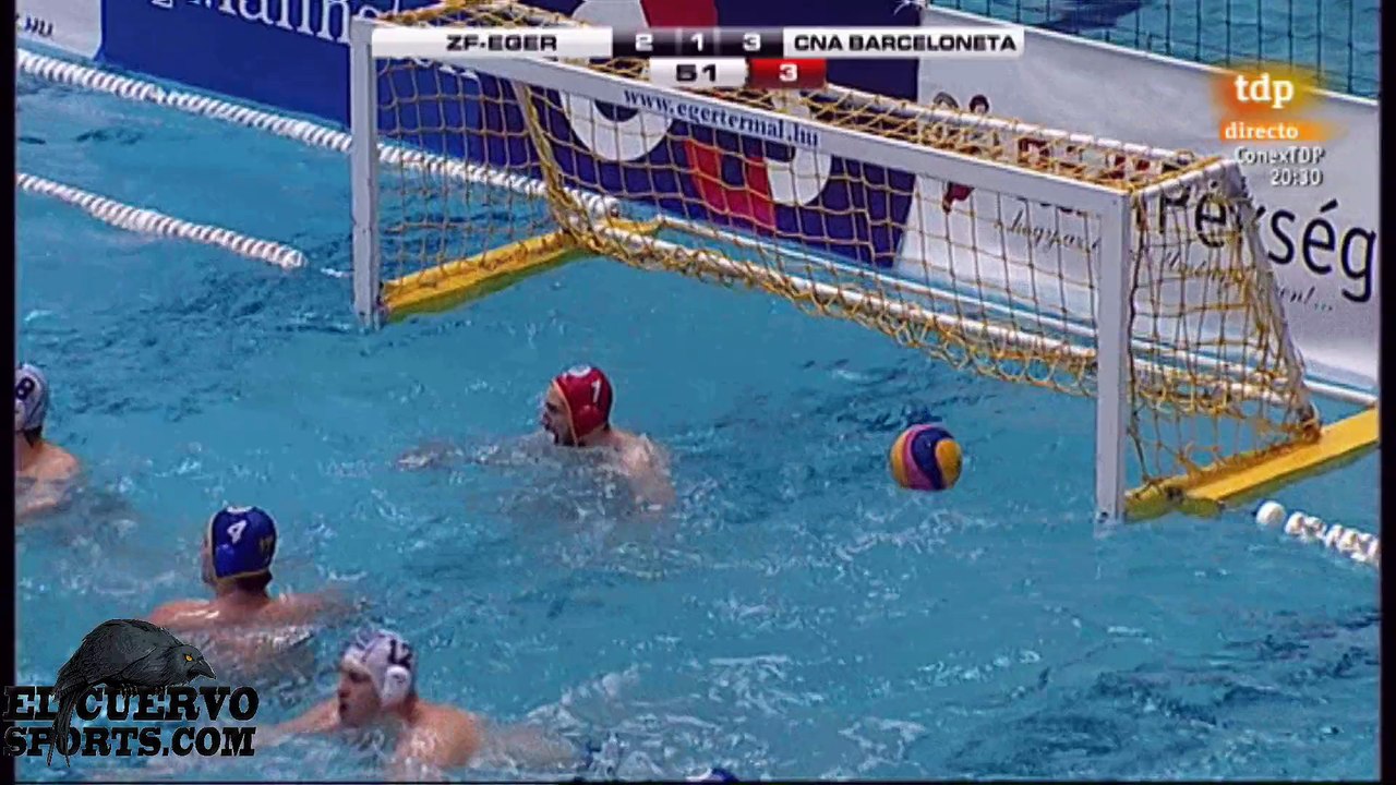 Eger 5 Barceloneta 11 Champions League 2014 4.12.13 water polo