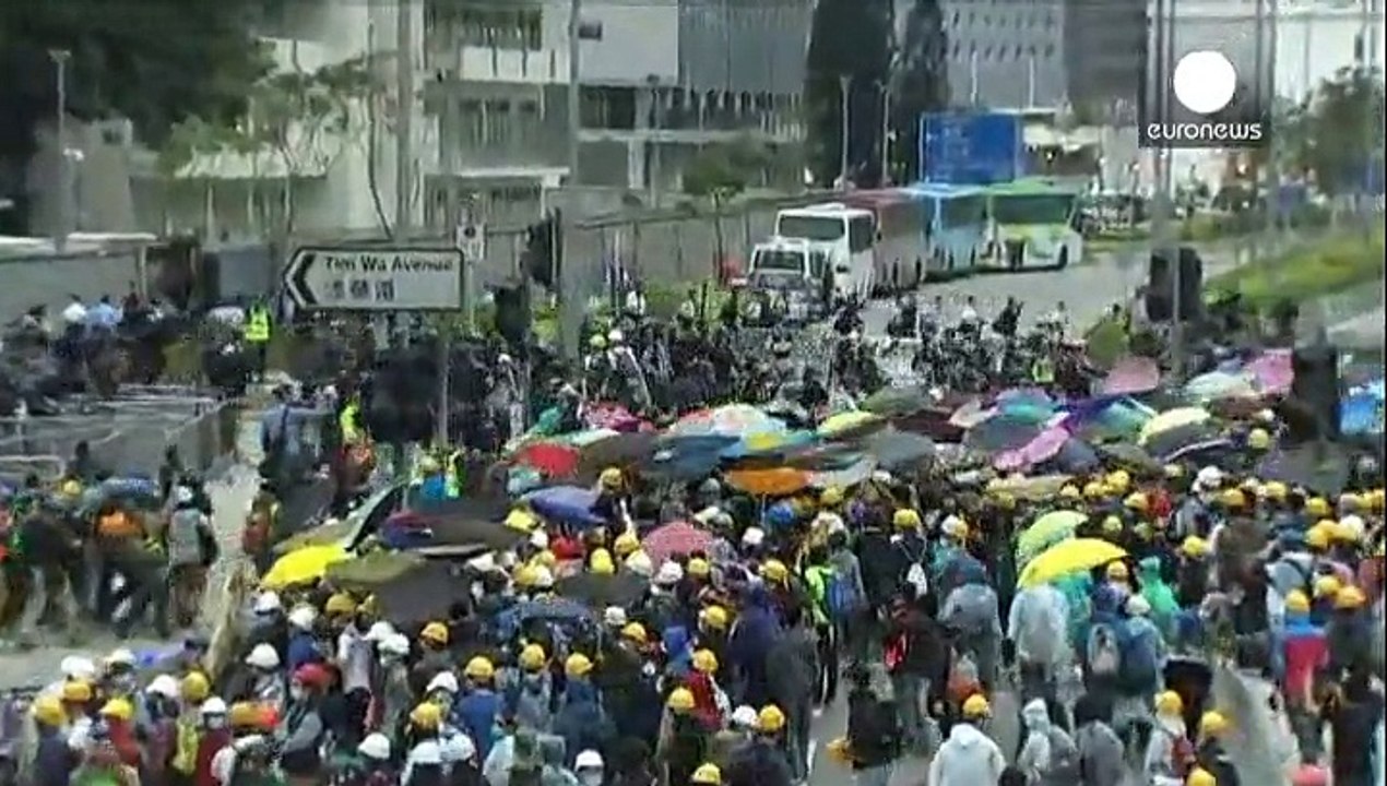 Erneut schwere Ausschreitungen in Hongkong