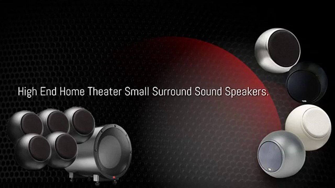High End Home Theater Small Surround Sound Speakers by Anthony Gallo Acoustics
