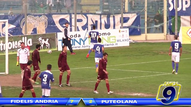 Fidelis Andria - Puteolana 7-2 | Highlights Serie D Gir. H 13^ Giornata 2014/15