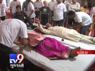 Marriage party turns blood donation camp, Vadodara - Tv9 Gujarati