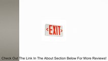 LED Exit Sign with Battery Backup - Red Letters Review