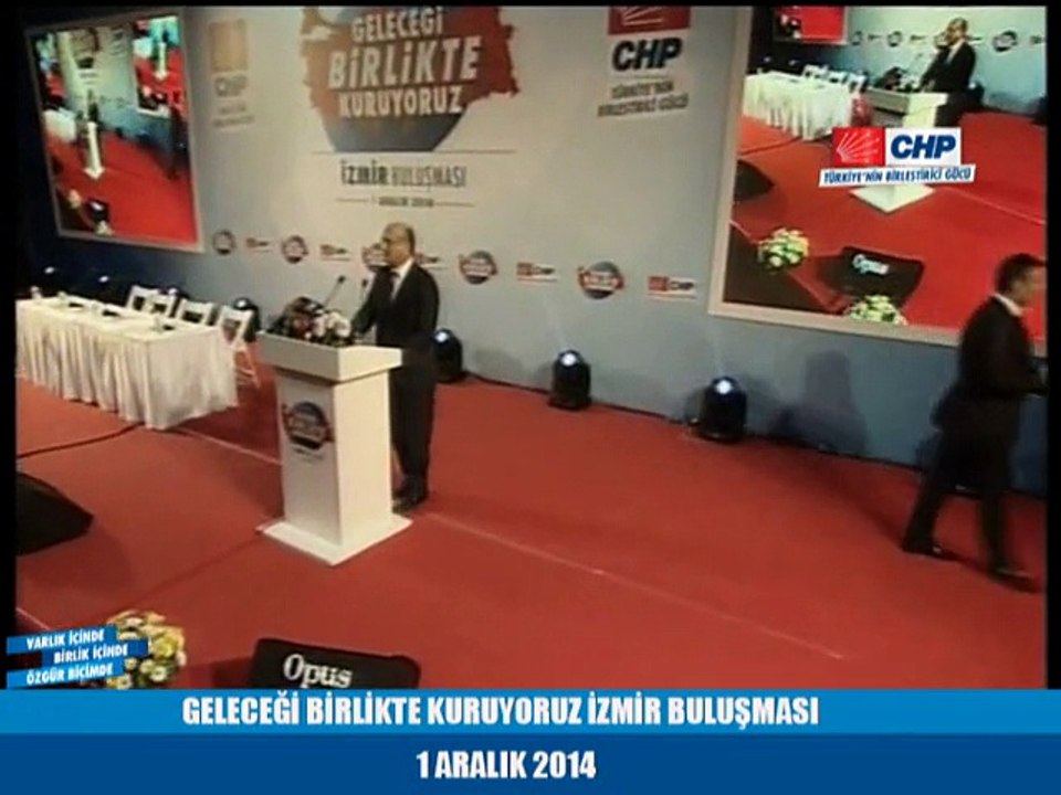 GELECEĞİ BİRLİKTE KURUYORUZ İZMİR BULUŞMASI 1/12/2014