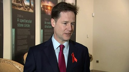 Nick Clegg discusses road proposals