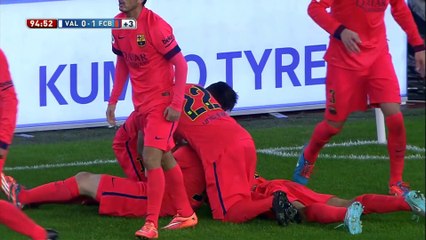 Messi blessé à la tête par une bouteille