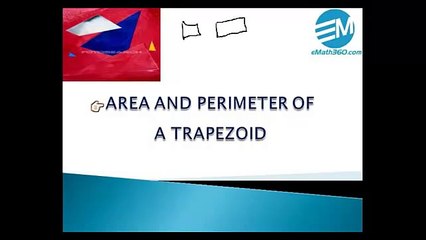 eMath360- Area and Perimeter of Trapezoid