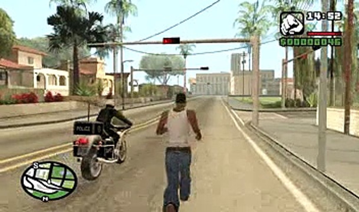 gta san andreas gameplay video with out cheat codes