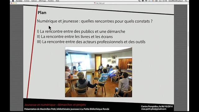 Rencontre Médiation & numérique 2014 : Petite Bibliothèque Ronde