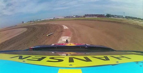 World RX - On board lap with Timmy Hansen inside the peugeot 208 - San Luis - Argentina