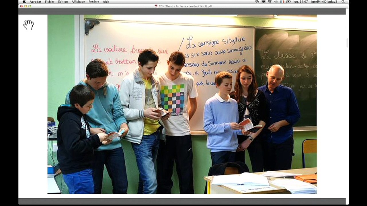 Rencontre "Médiation & numérique" 2014 : Erasme & classe numérique théâtre