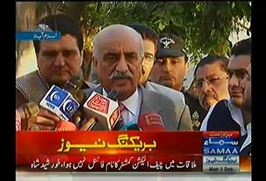 Khursheed Shah Refuses To Divulge CEC Nominees