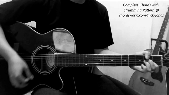 Nick Jonas Avalanche Chords (ft. Demi Lovato)