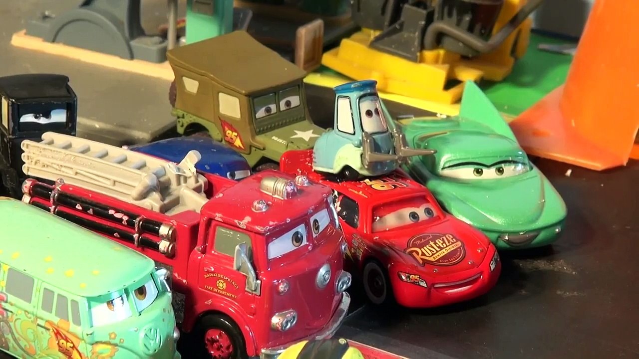 Pixar Cars New Car Unboxing, Blue Grit with Lightning McQueen, and Off Road Mater and more