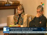 Juan Manuel Santos se reúne con equipo negociador; viajarán a Cuba