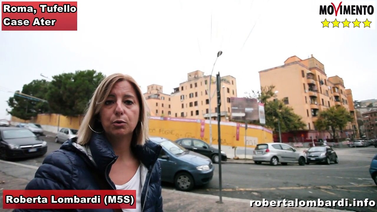 M5S: Roberta Lombardi & Gianluca Perilli, ispezione Case Ater, Roma