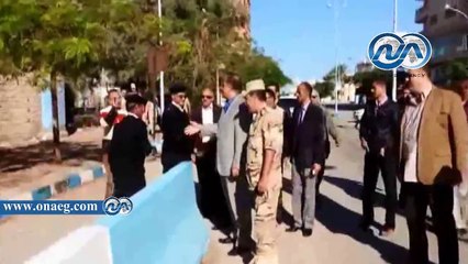 بالفيديو والصور .. هدوء بمحافظة مطروح وجولة مدير وقيادات الأمن بالشوارع‎