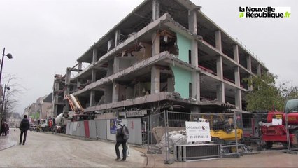 VIDEO.Poitiers. Début des travaux de la résidence le Printemps