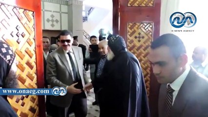 بالفيديو.. مدير أمن الإسكندرية يزور "دير مارى مينا" بمناسبة عيد الشهيد مارى مينا